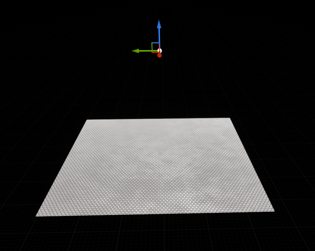 Picture of harshly lit floor object
